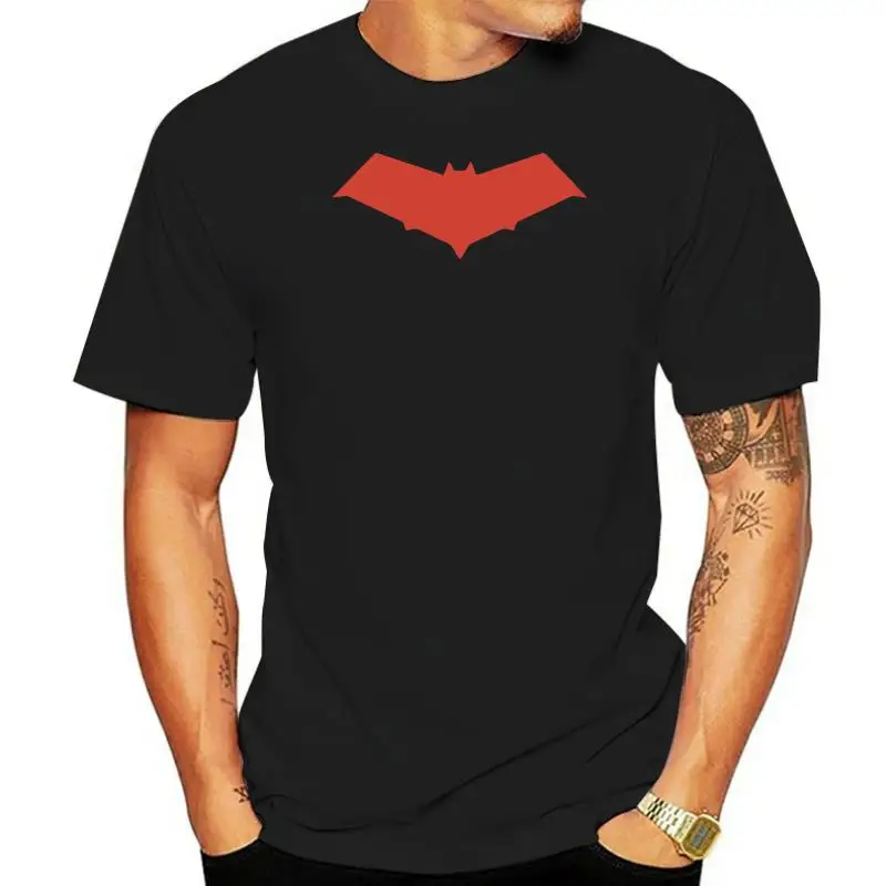 Camiseta de superhéroes para hombre, camisa de manga corta con capucha roja,...