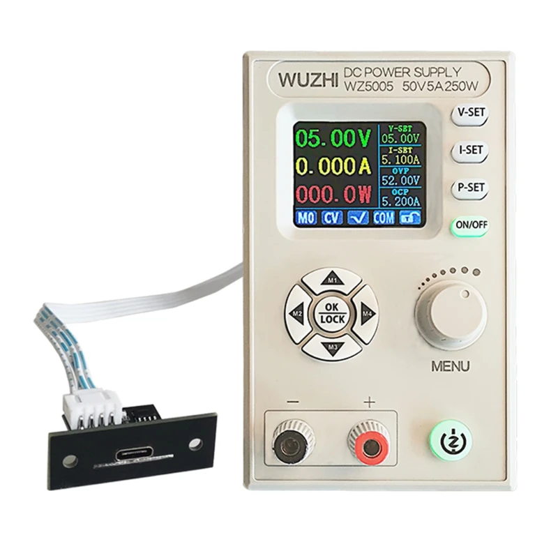 

50V 5A Adjustable Step-down Power Supply Module for Dc Power Supply with 4 Digits Display Support PC Upper Computer