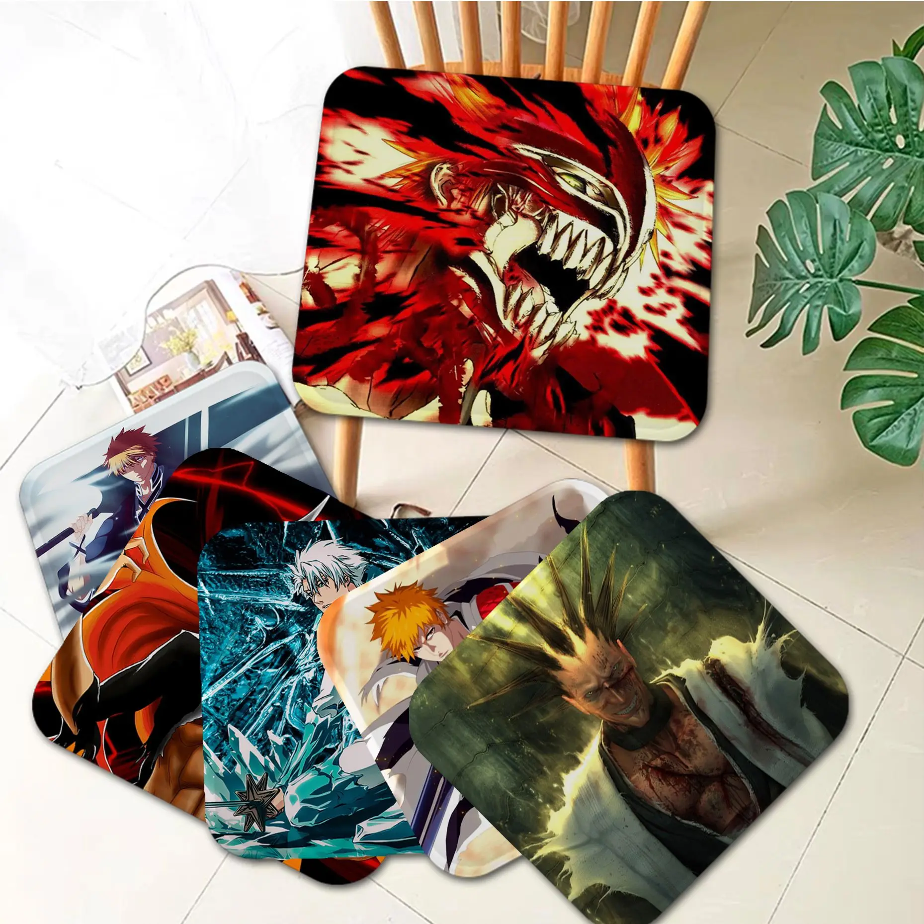 

Bleach Decorative Chair Cushion Soft Office Car Seat Comfort Breathable 45x45cm Seat Mat