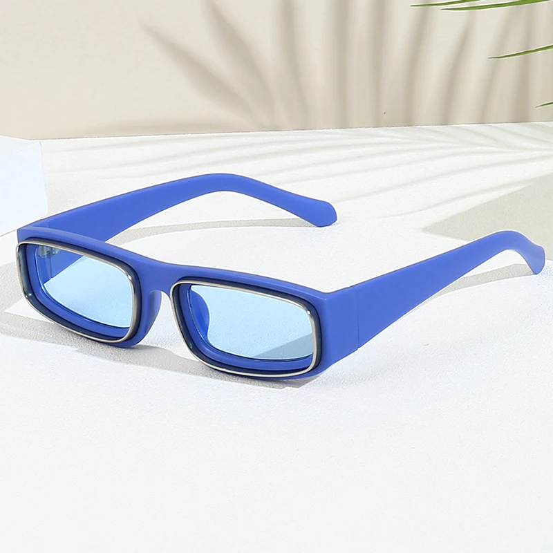 10 шт./комплект солнцезащитные очки в прямоугольной оправе