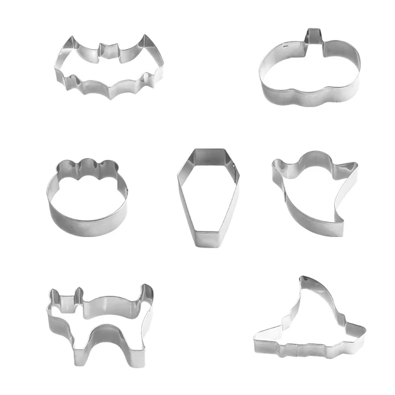 7 шт. формочка для печенья на Хэллоуин нержавеющая сталь мультяшная форма в форме