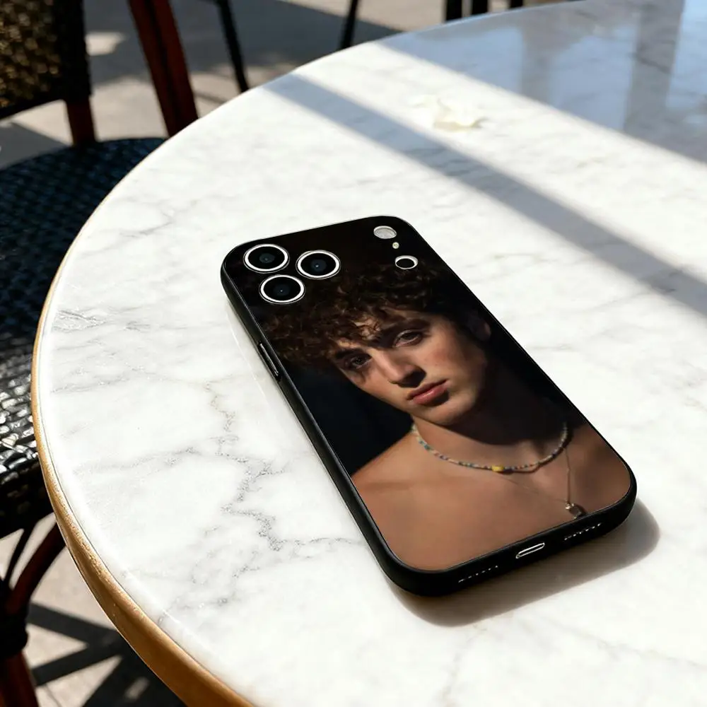 Фото Чехол B-Benson Boone для iPhone 17 16 15 14 13 12 11 Pro Max Plus Air Mini, мягкий, черный №4