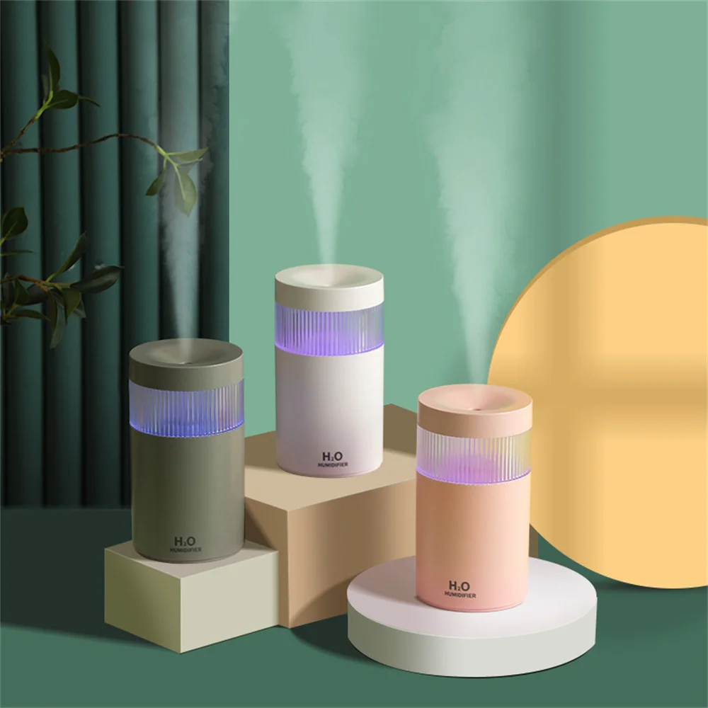 

Mini Humidifier Multifunctional With Night Light Water Replenisher Portable Household Items 300ml Atomizer Practical Humidifiers