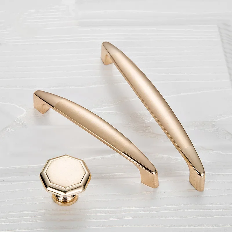 VARMSTUGA европейские золотые ручки для шкафа из цинкового сплава кухонного ящика 128