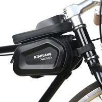 mtb bike front top tube frame bag bicycle waterproof mobile phone holder bag road mountain bike bicycle accessories parts
