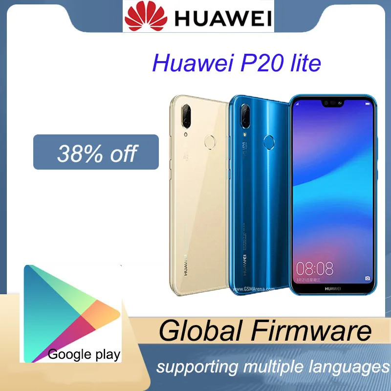 

Смартфон Huawei P20 Lite Nova 3E, глобальная прошивка, экран 5,84 дюйма, Android 8,0, 4 Гб ОЗУ 64 Гб ПЗУ