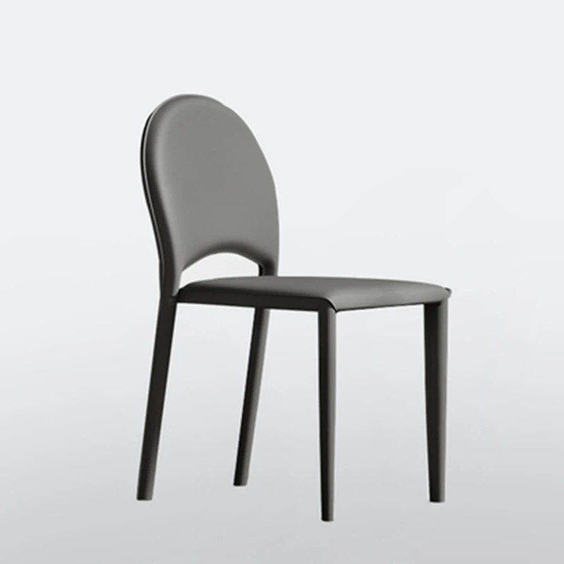 

Luxury Modern Dining Chairs Nordic White Decorative Stackable Chairs Design Leather Chaises Salle Manger Balcony Furniture T50CY