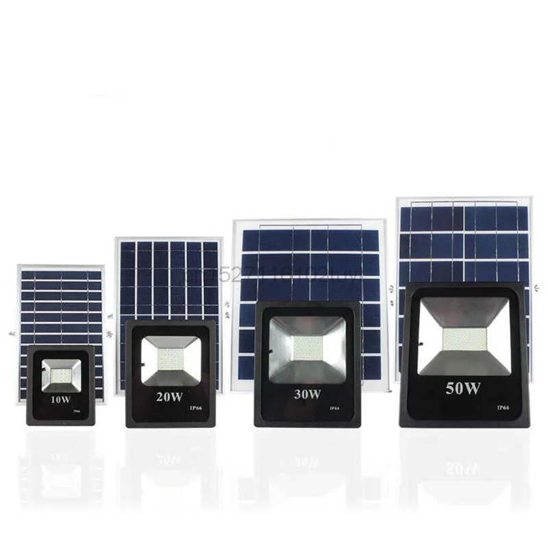 

4PCS 10W 20W 30W 50W solar powered Flood Lamp solar working lamp garden LED floodlight sensor remote control led spotlight