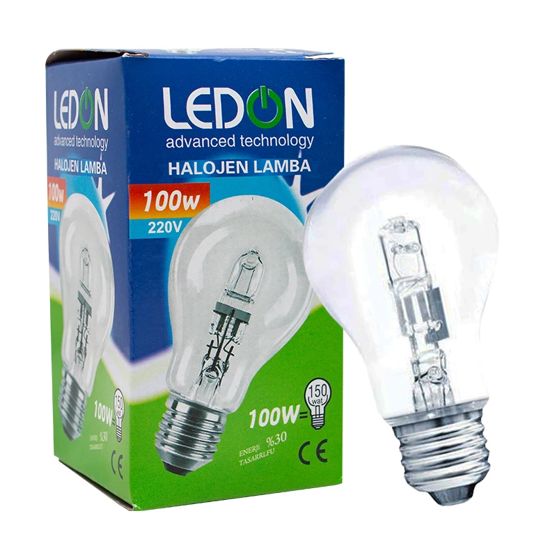 

Энергосберегающая галогенная лампа LEDON E27 100 Вт