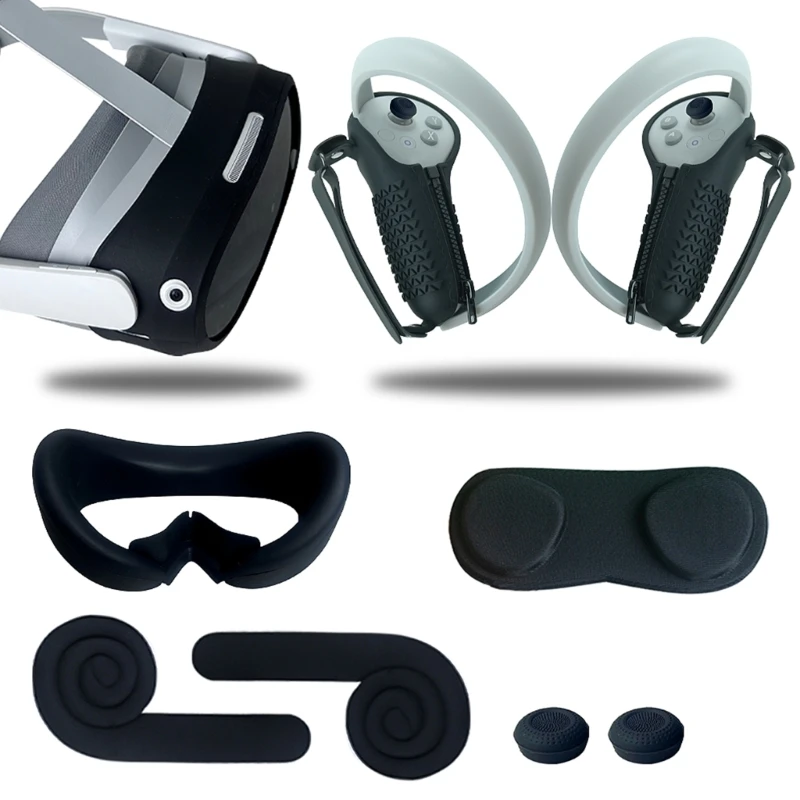 

Комплект аксессуаров для виртуальной реальности, Защитная силиконовая рамка, чехол-качалка для гарнитуры Pico 4 VR J60A