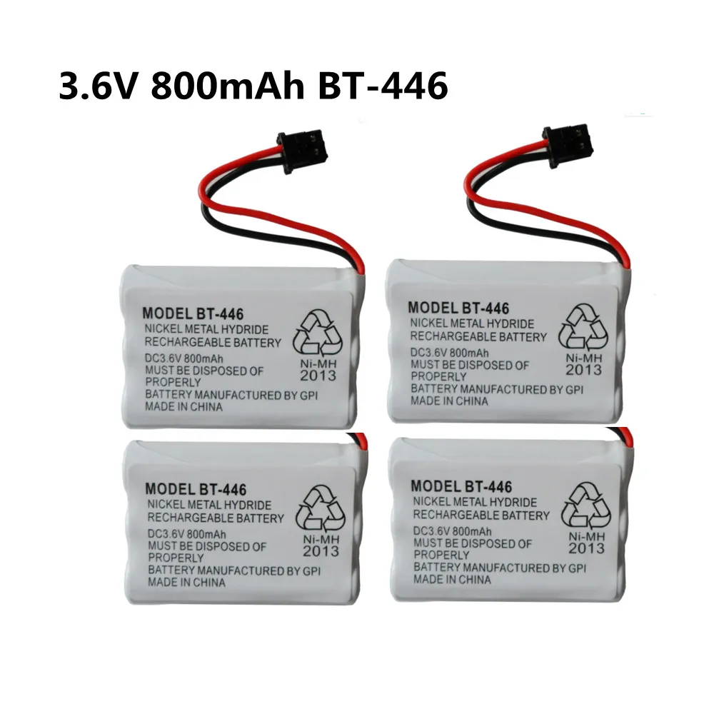 

3.6V 800mAh BT-446 BT446 AAA NiMH Cordless Phone Rechargeable Battery For Uniden BT-1005 BP-446 BBTY0457001 BBTY045800