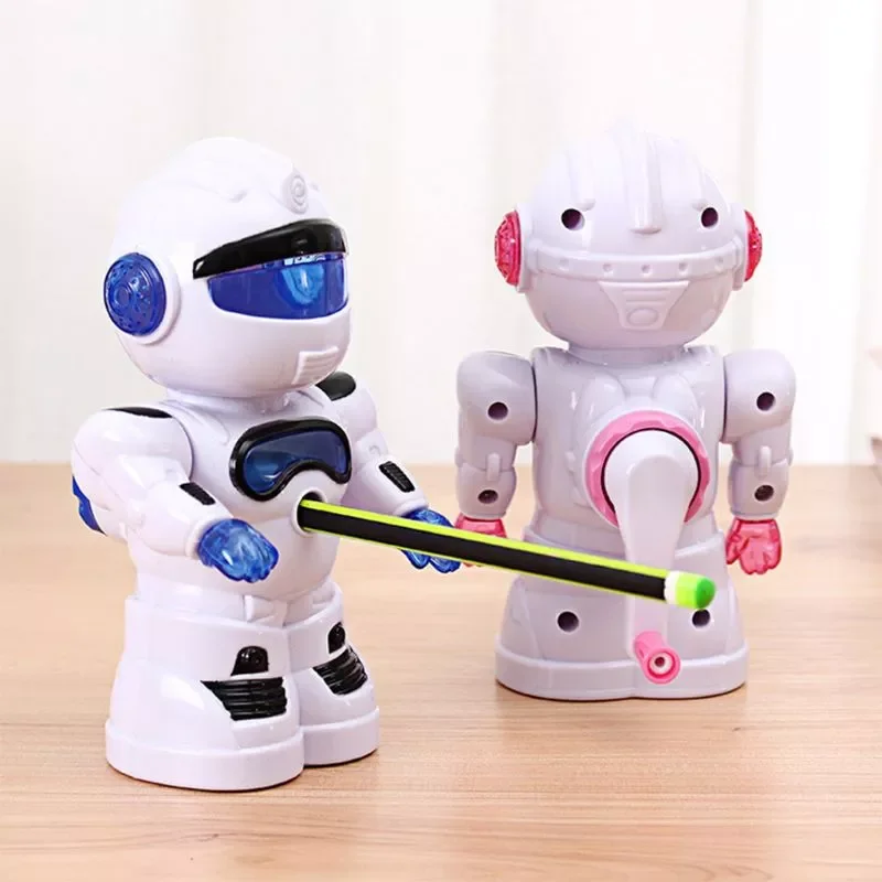 

Manual Hand-cranking Pencil Sharpener With Cute Robot Cartoon Design For Children Kids Students Study School Supply