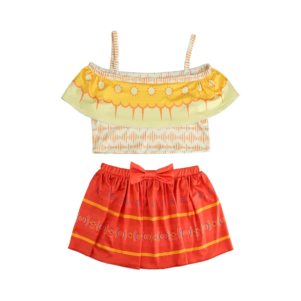 Очаровательное платье принцессы для девочек искусственный цветочный купальник