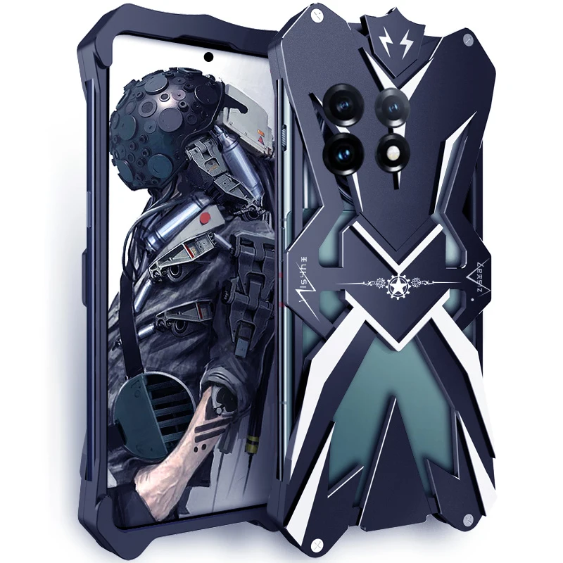 

Мощный противоударный металлический чехол для Oneplus ACE 2, новый алюминиевый чехол-бампер