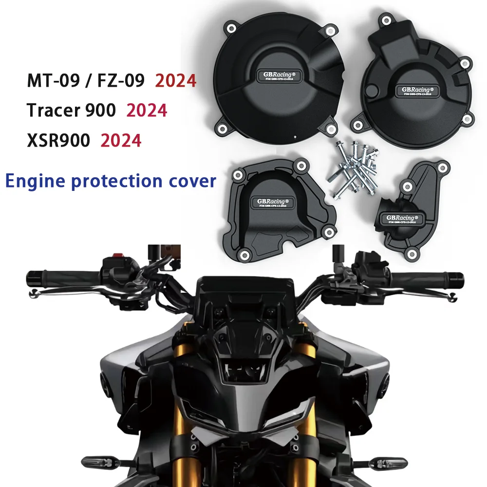 Новинка 2024 года! MT09 защита двигателя мотоцикла для Yamaha MT-09 / SP FZ-09 Tracer &amp Scrambler 2021-2024