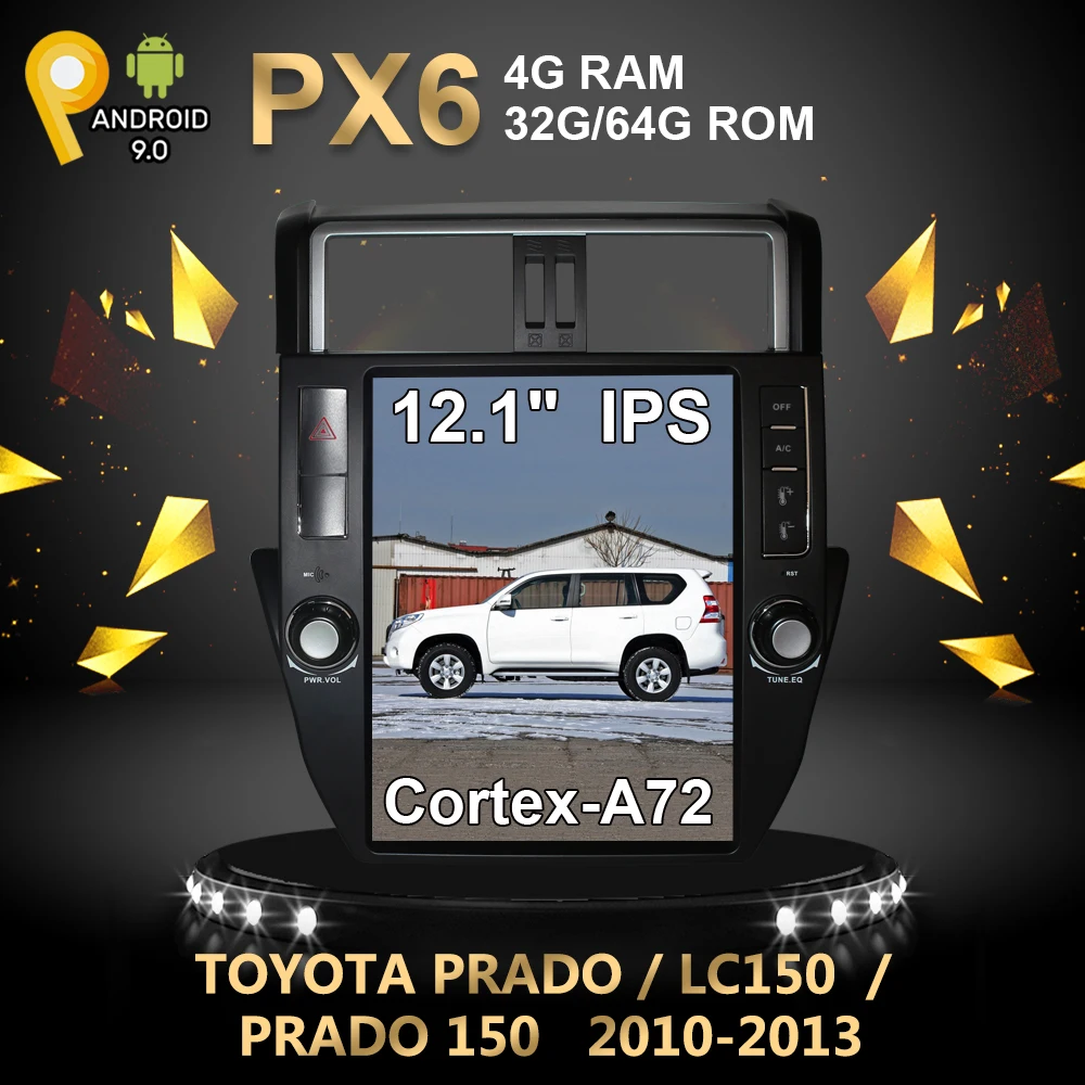 Автомобильный радиоприемник 10 4 дюймов сенсорный экран HD Авторадио CarPlay Android авто