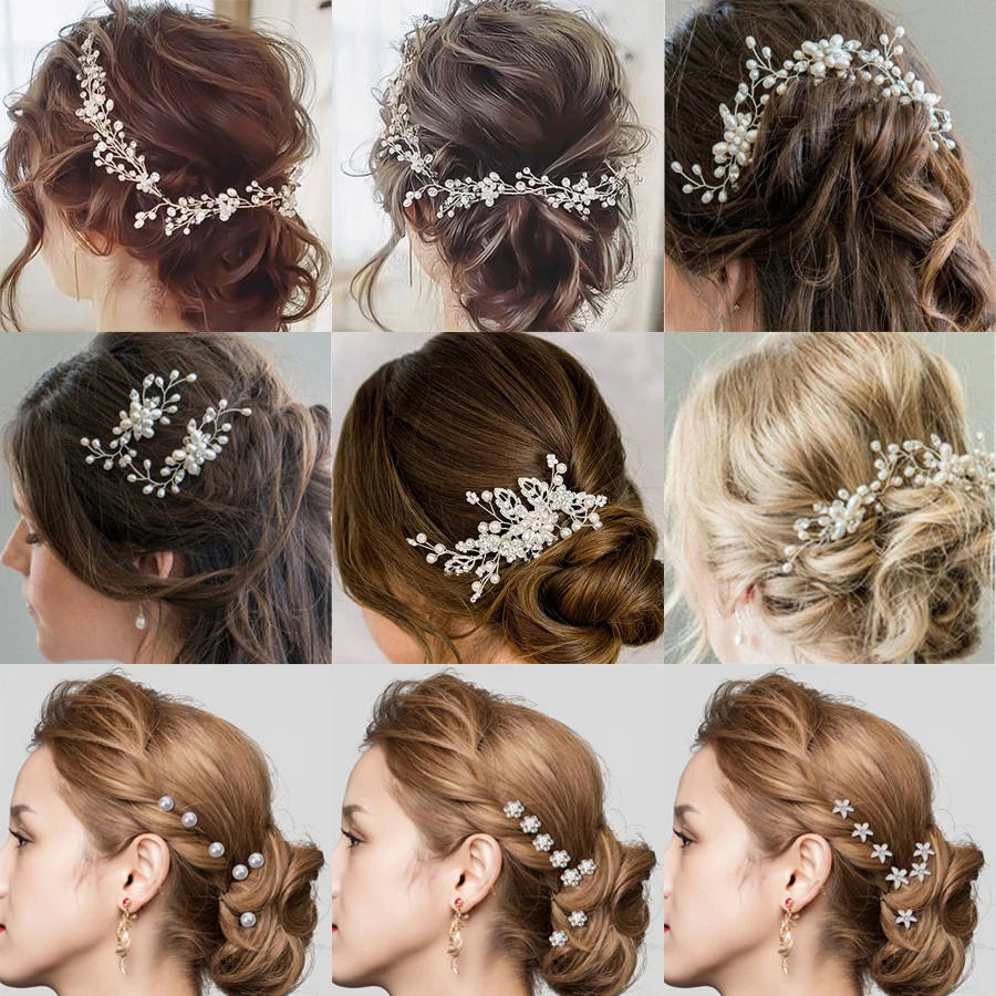 Тиары-гребни для волос с кристаллами |