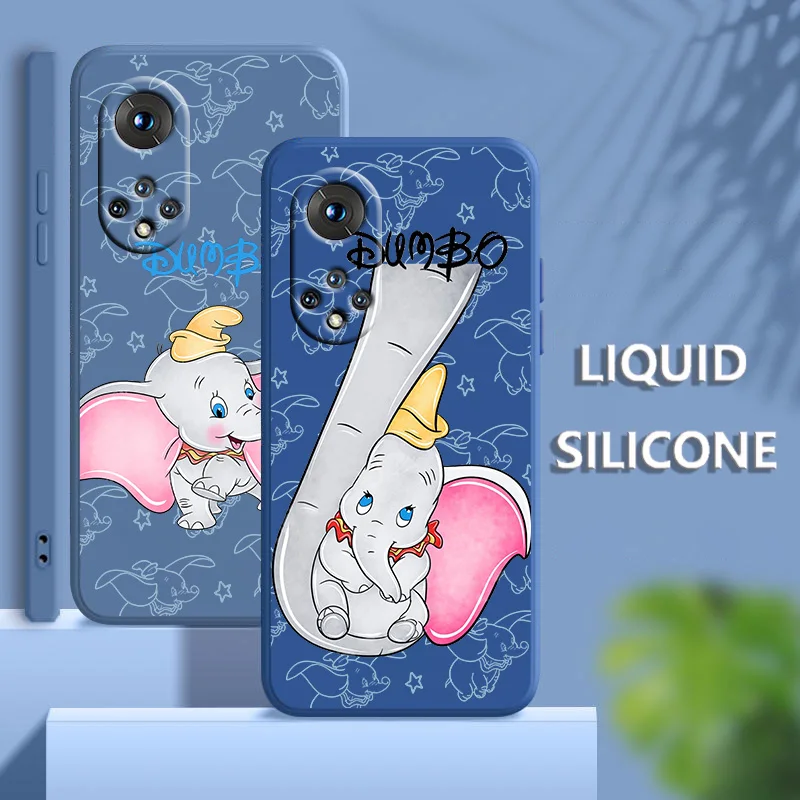 

Disney Dumbo Cute For Honor X7 X8 60 50 30 20 X20 10X Pro Plus Lite Liquid Rope Silicone Candy Cover Phone Case