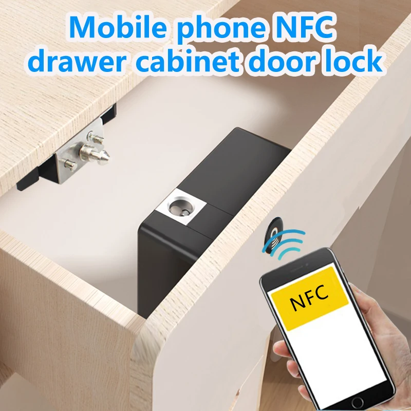 Умный дверной замок для шкафа Z50 мобильный телефон NFC RFID Электронный IC карта 13 56