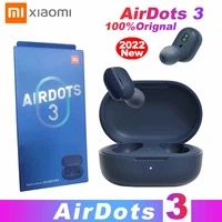 xiaomi redmi airdots 3 true wireless bluetooth 5 2 adaptive stereo bass with mic handsfree tws earbuds for smart phones