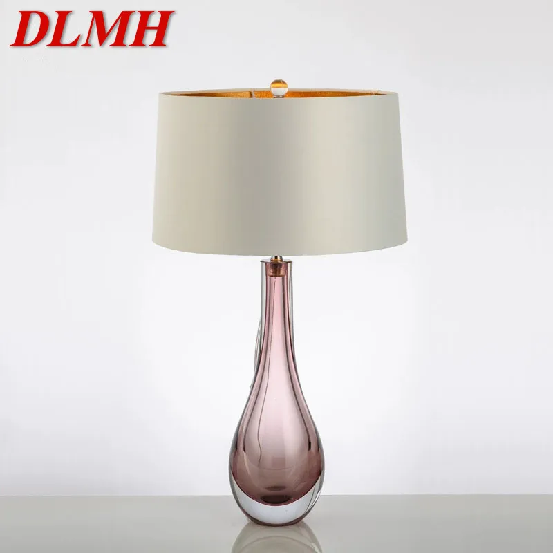 

Современная глазурованная настольная лампа DLMH в скандинавском стиле, модная художественная лампа для гостиной, спальни, отеля, оригинальная настольная лампа