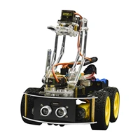 4wd mechanical robot arm smart car robot toy for arduino