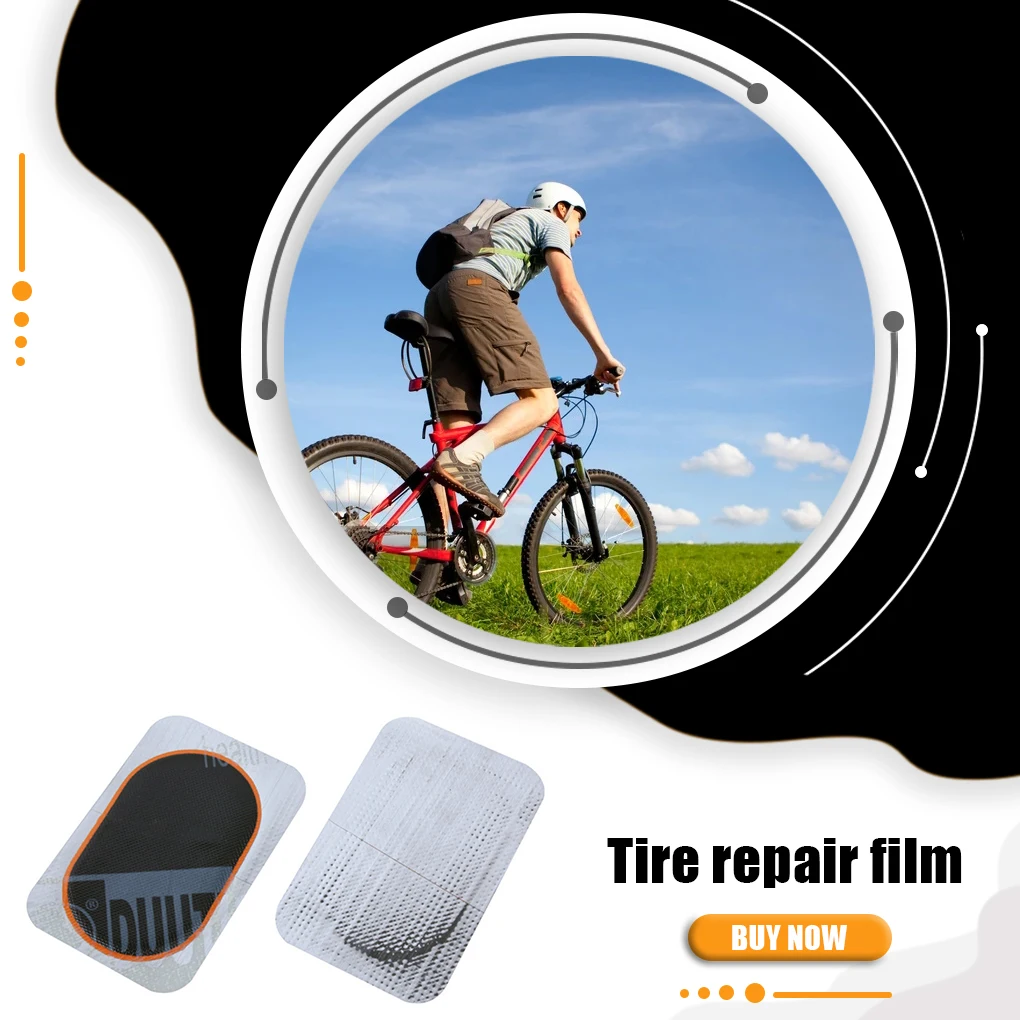

Комплект для ремонта велосипедных шин DUUTI 32x50 мм, легкая в разрыве портативная пленка для ремонта велосипедных шин, запчасти, 50 шт.