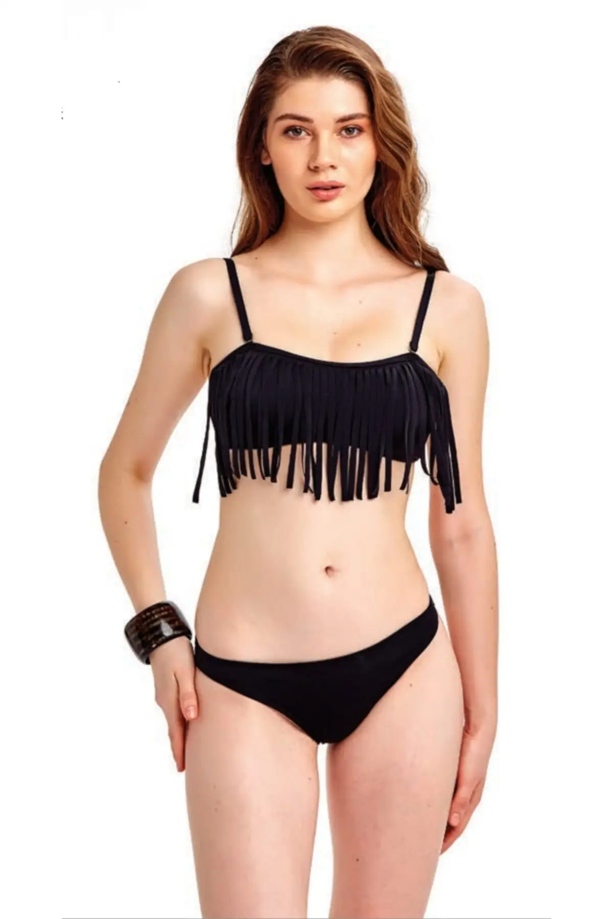 

Women'S Bikini Design Tassel Detail Trend Bikini Swimwear Lady 'S Swimsuit Sexy Bikini 2022 New Push Up Bikinis Set Suit
