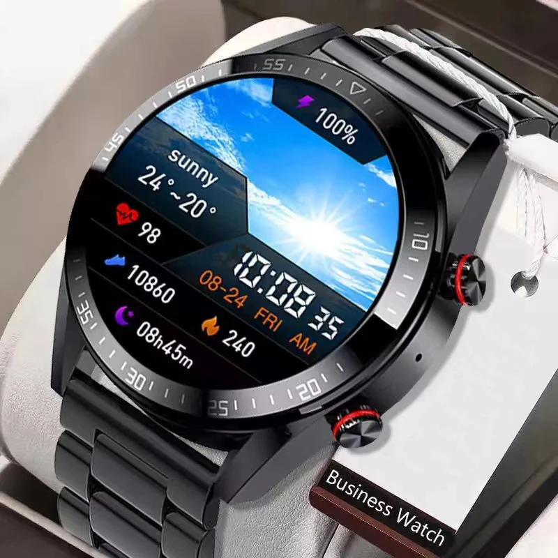 

Смарт-часы мужские с HD-экраном 454*454, поддержкой Bluetooth