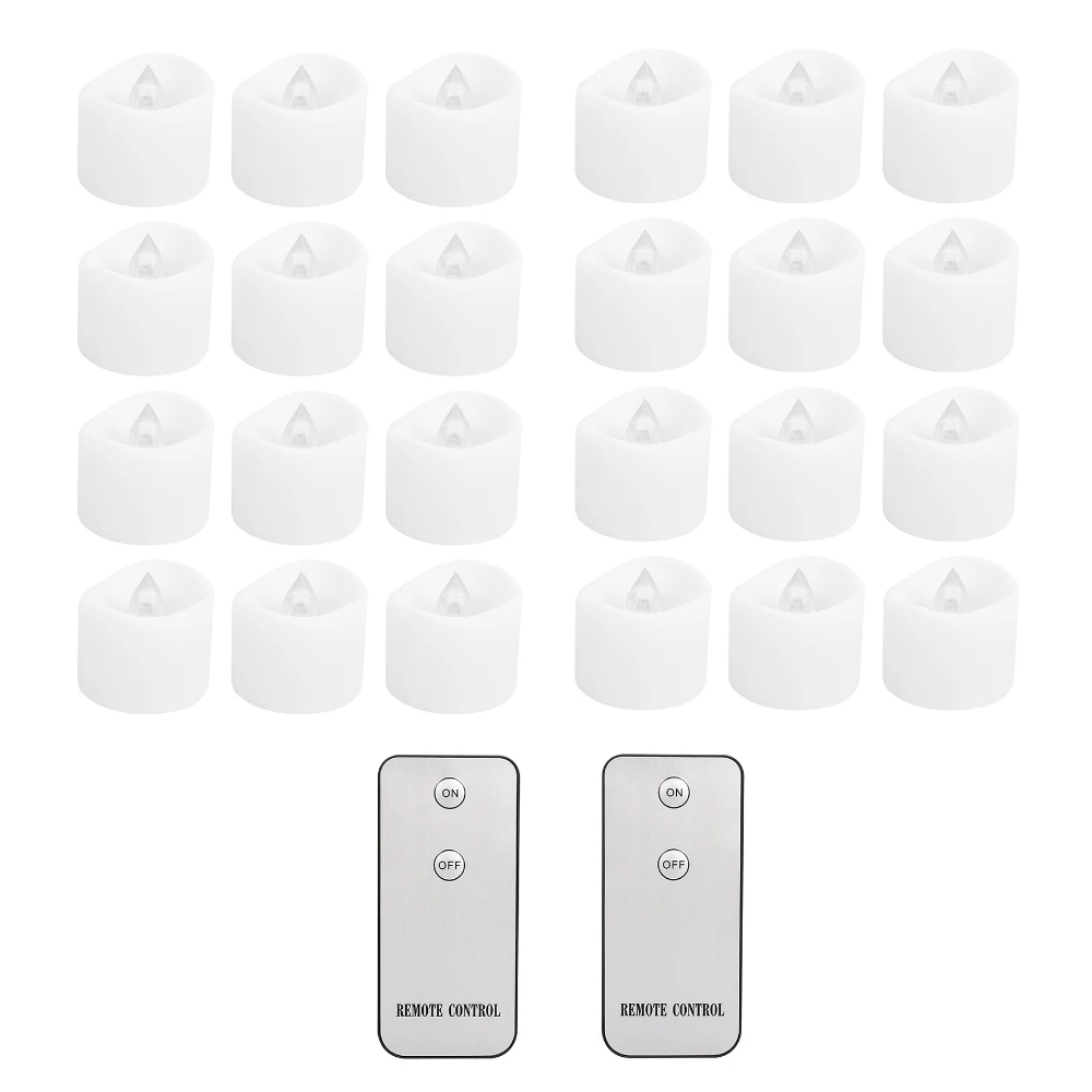 

Светодиодные мерцающие свечи, 24/48 шт.