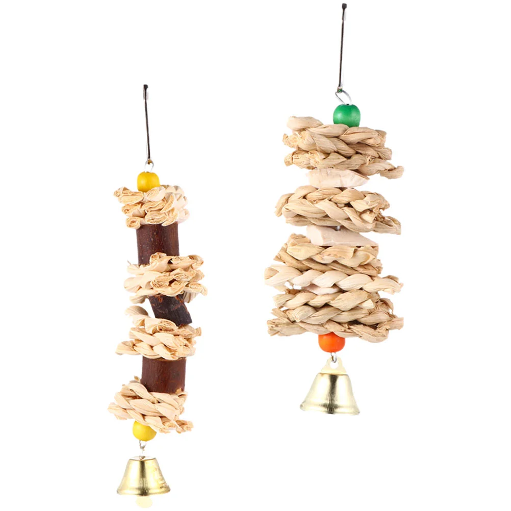 

2pcs Multi-purpose Safe Cage Hanging Toy for Bird Cage Accessory