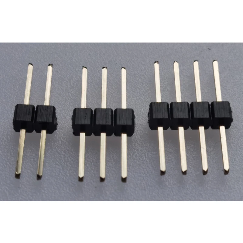 1000 шт. 2 54 мм Однорядный Штекерный 0 8u ''позолоченный штырьковый разъем