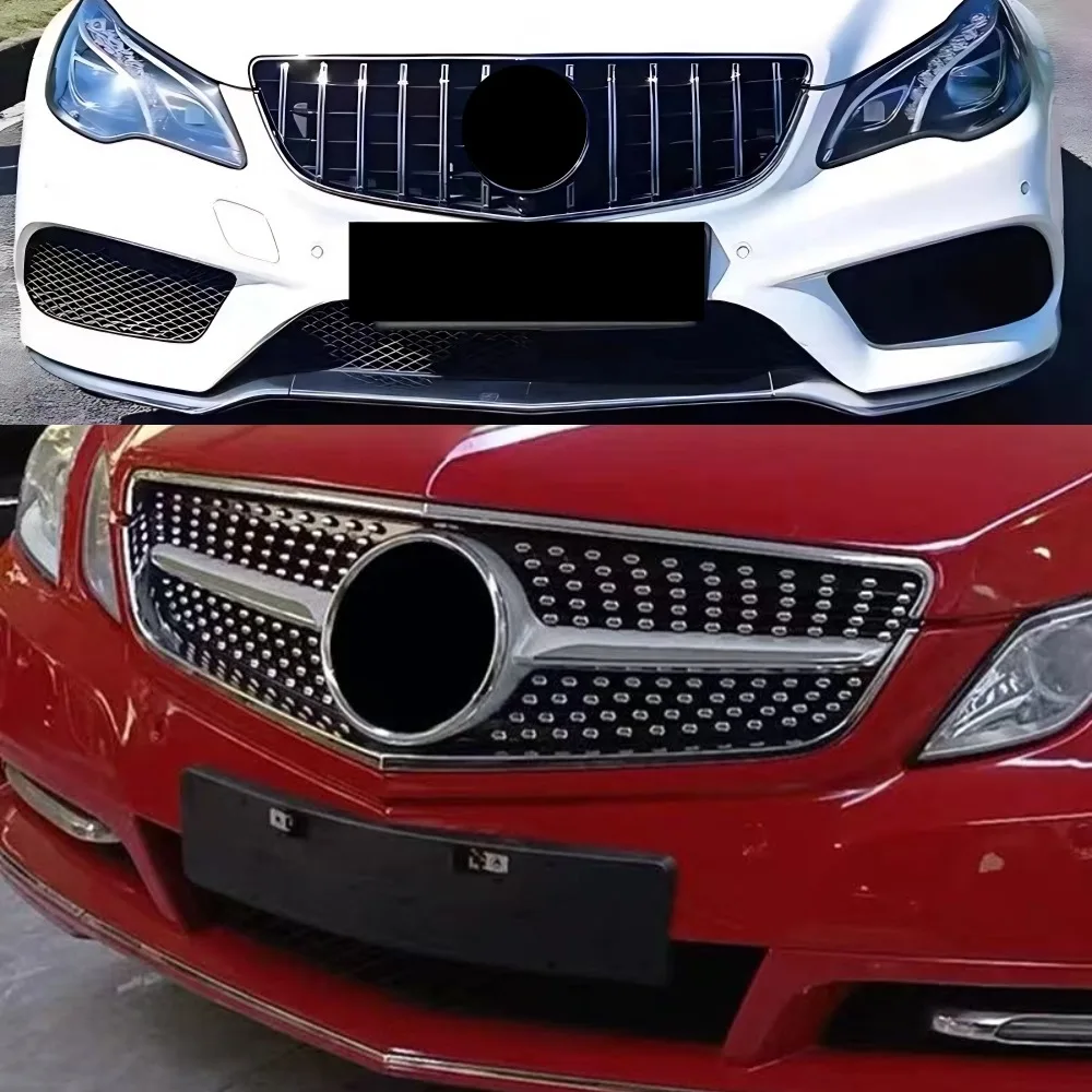 Фото Для Mercedes-Benz E-класса W212 2009-2015: Передняя решетка радиатора, сетчатая решетка, тюнинг-аксессуары, декоративная накладка, элементы для тюнинга автомобиля №2