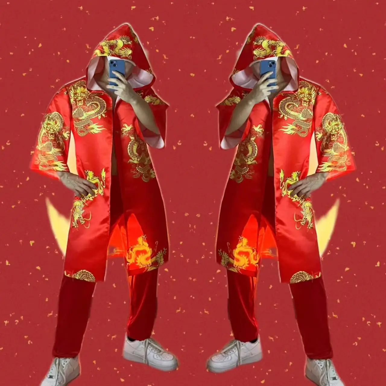Ночной клуб бар новый год DS сценические костюмы китайский ветер ГОГО Дракон