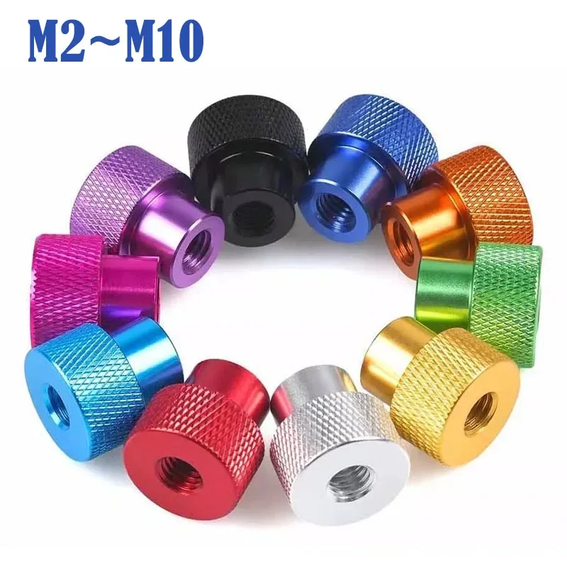 

Гайки с накатанной головкой M2 M2.5 M3 M3.5 M4 M5 M6 M8 M10 алюминиевые