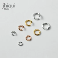 20pcs 925 sterling silver jump rings split rings for diy jewelry making open closed rings jewelry findings accessories