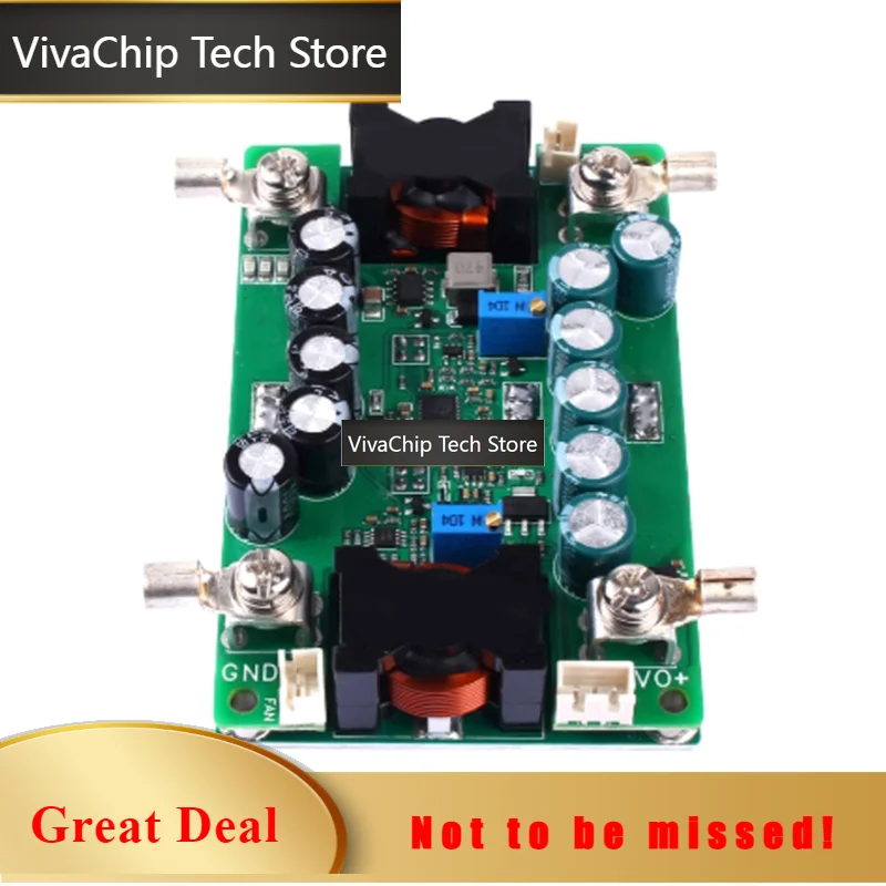 Фото Модуль преобразователя постоянного тока VivaChip Tech2800W высокой мощности (DC-DC Boost Converter) с входом 14-90В и выходом 18-140В, с постоянным напряжением и током - ABV №1