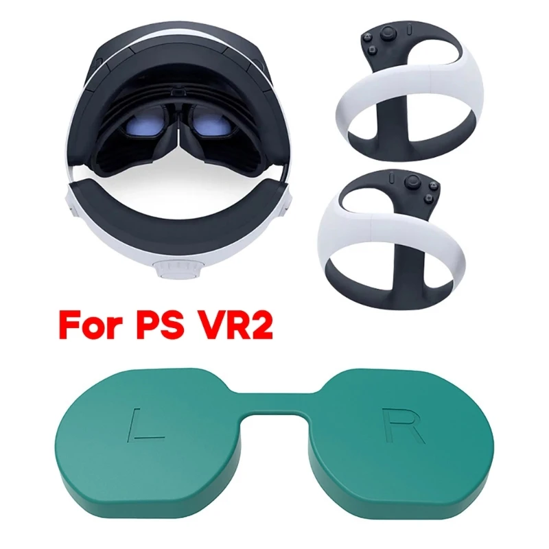 

Dustproof Lens Cover VR Glasses Protective Cover for PS VR2 Headset Glasses Anti Scratch Caps Cover Protector Pads F19E