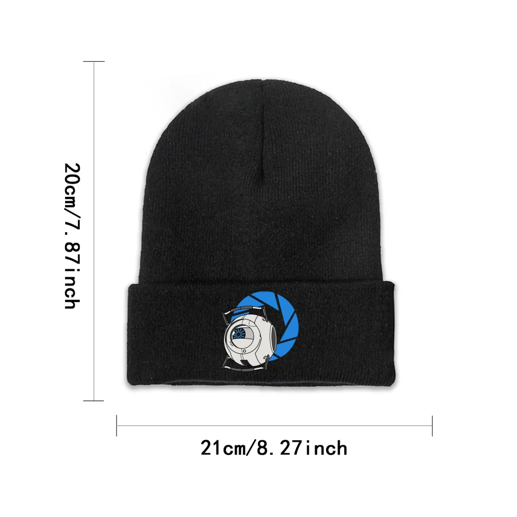 Вязаная шапка портал Game Chell Atlas P-Body зимние теплые облегающие шапки Wheatley модная