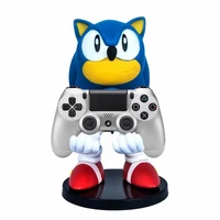 new sonic figure model cartoon mobile phone holder game console holder for children fans gift in boxed