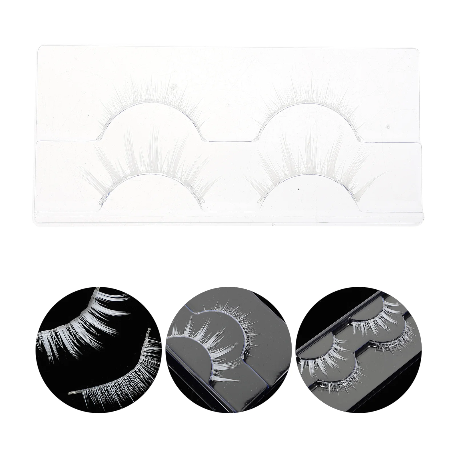 

2 Pairs Chemical Fiber False Eyelashes Makeup False Eyelashes Makeup Supplies