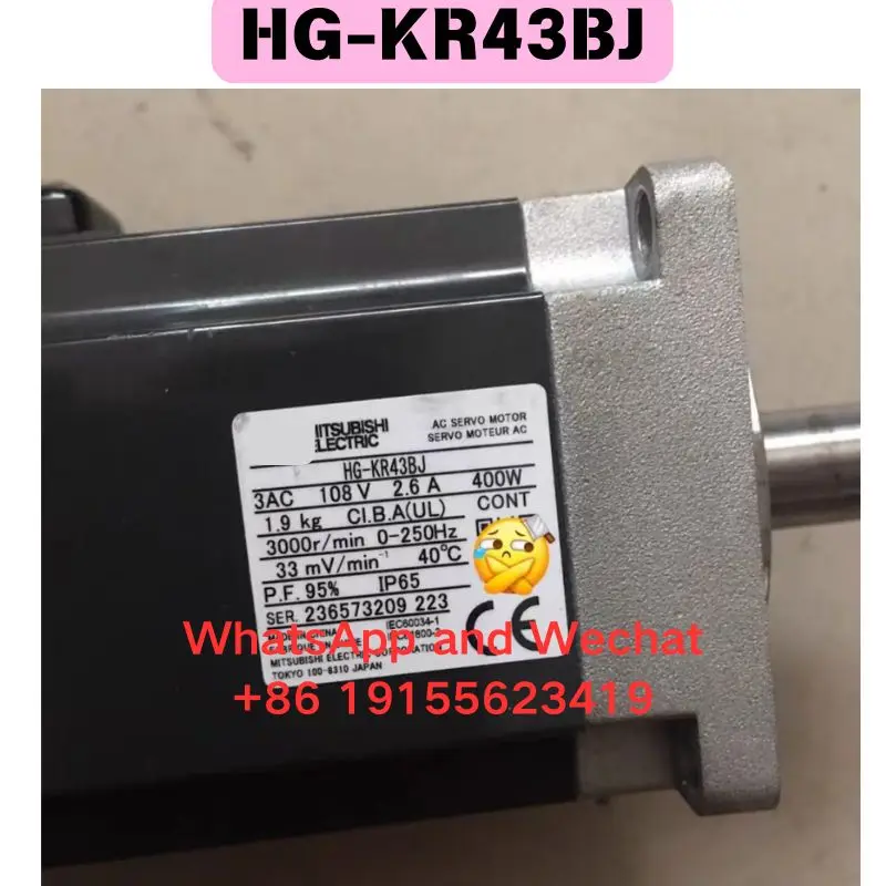 Совершенно новый оригинальный и быстрая доставка серводвигателя HG-KR43BJ.