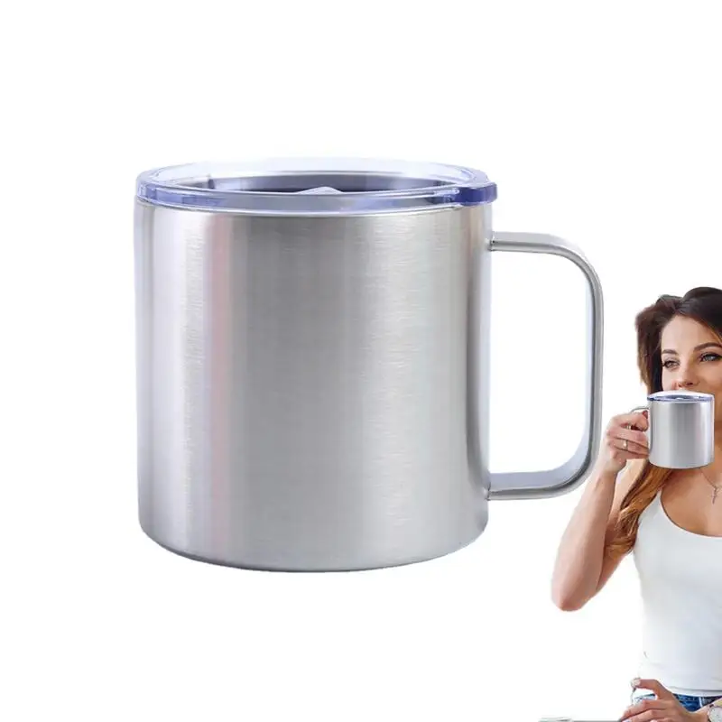 

Vacuum Insulated Mug 14oz Stainless Steel Coffee Mug Can Be Used As Travel Mug With Lid Coffee Smoothie Cup And Tea Mug