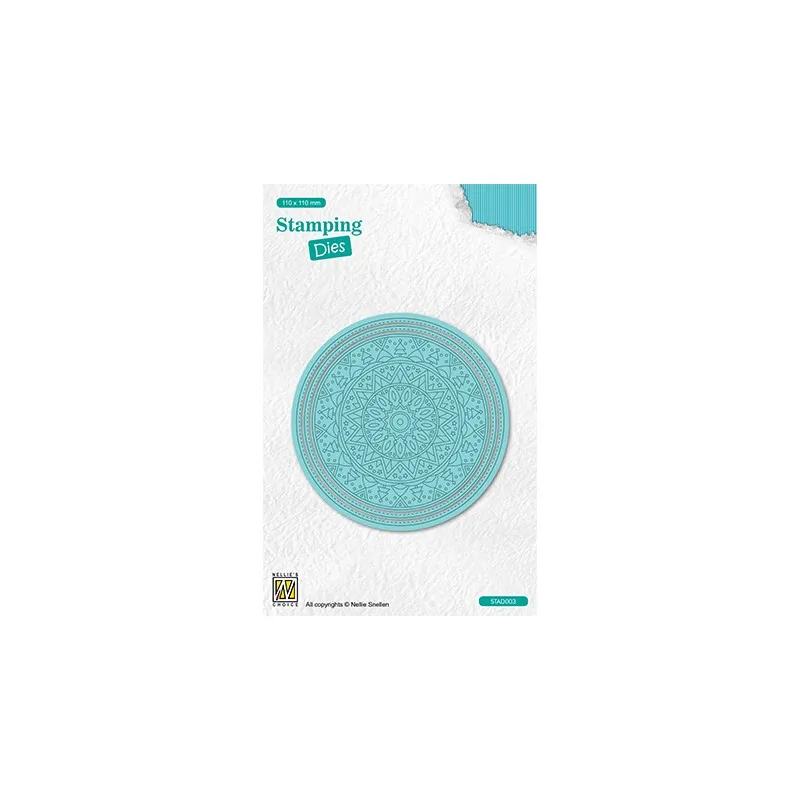 

Circular Pattern Metal Cutting Dies DIY Molds Scrapbooking Paper Making Cuts Crafts Template Handmade Decoration