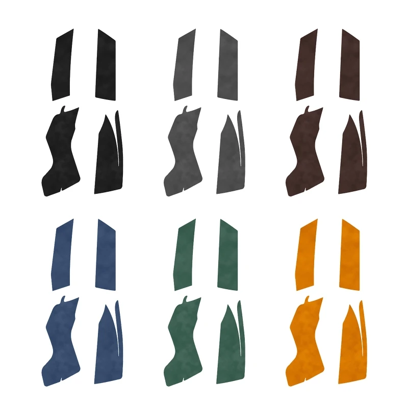 

Y9RF Comfortable Mouse Skin Mouse Anti-slip Tape Mouse Skates Side Stickers for logitech G102 Mouse Moisture Wicking Pre Cut