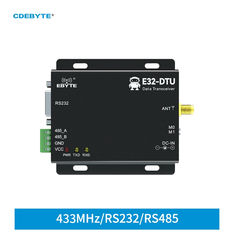 

CDEBYTE LoRa 433MHz 33dBm Industrial Wireless Digital Radio RS232/RS485 12KM E32-DTU(433L33)-V8 LoRa Spread Spectrum Transceiver