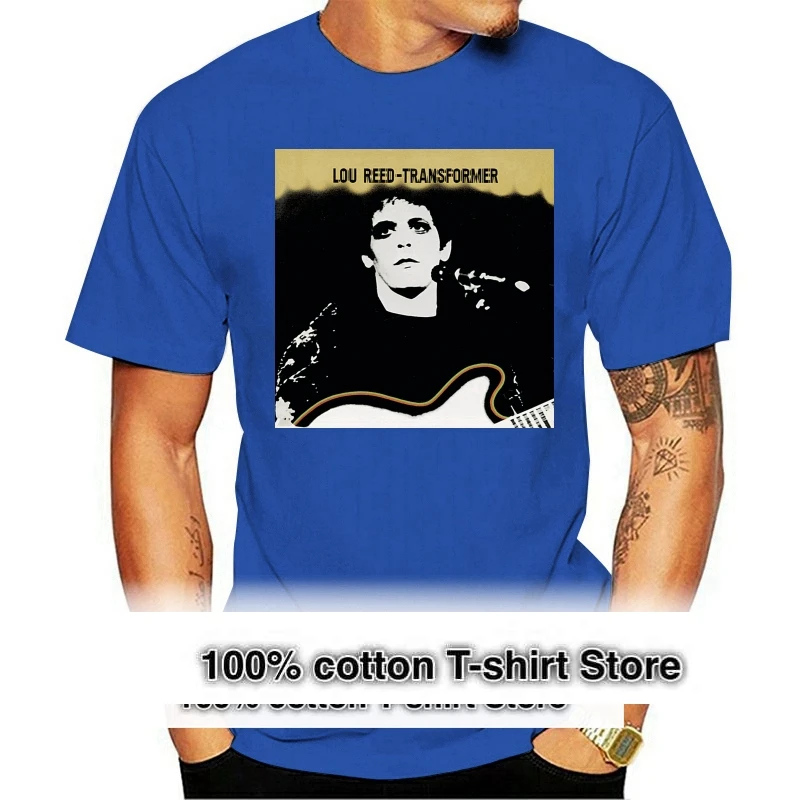 Lou Reed Vintage Transformer Official Men's Black T-Shirt