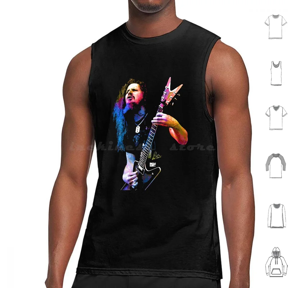 

Dimebag Darrell Tank Tops Print Cotton Dimebag Darrell