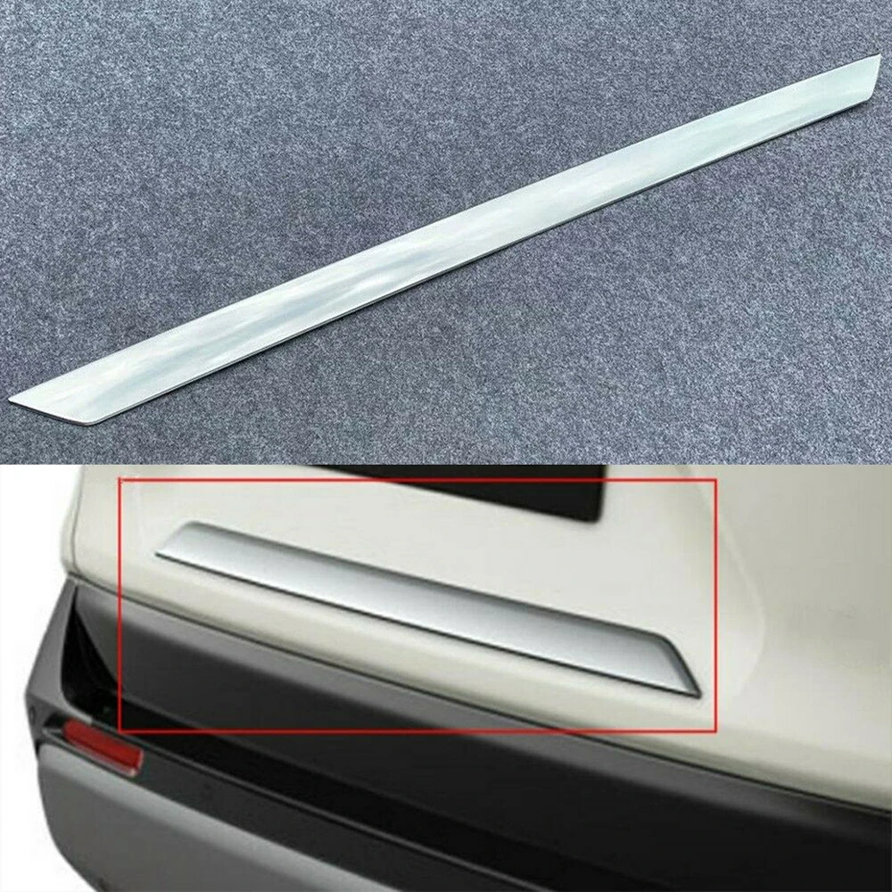 

Fit For Toyota RAV4 2019 2020 Chrome Rear Trunk Lid Edge Tailgate Boot Door Bottom Cover Trim Garnish Molding Strip