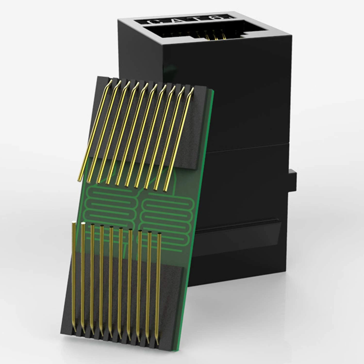 25 шт. соединитель Rj45 Cat6 разъемы Keystone встроенный Женский и женский Вставной